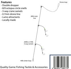 Angler Demersal Drone Fishing Rig