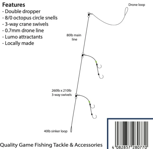 Angler Demersal Drone Fishing Rig