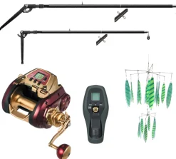Bonze Kraken Dredge Boom With Daiwa Seaborg 1800 Combo