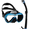 Cressi A1 Anti-Fog and Epsilon Mask/Snorkle Set