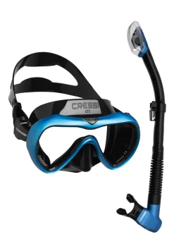 Cressi A1 Anti-Fog and Epsilon Mask/Snorkle Set