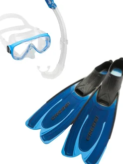 Cressi Agua Mask/Snorkel/Fins Set