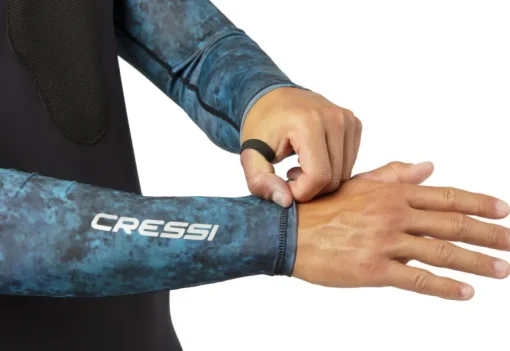 Cressi Cobia Hooded Top Long Sleeves 1mm Blue Camo