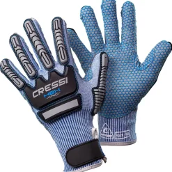 Cressi Hex Grip Gloves Blue