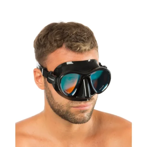 Cressi Metis Mask Black with Mirrored Lens