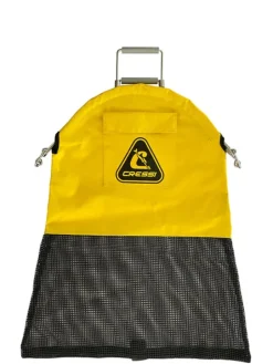 Cressi Spring Load Catch Bag Large Yellow