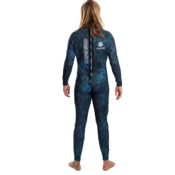 Cressi Tokugawa 3mm 1 Piece Wetsuit Camo Blue