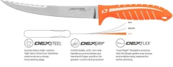 Dexter Dextreme Dual Edge Stiff Fillet Knife 8inch