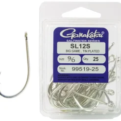 Gamakatsu SL12S Big Game Hooks 25-pack