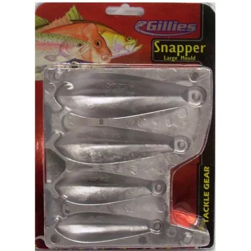 Gillies Snapper Sinker Mould Large