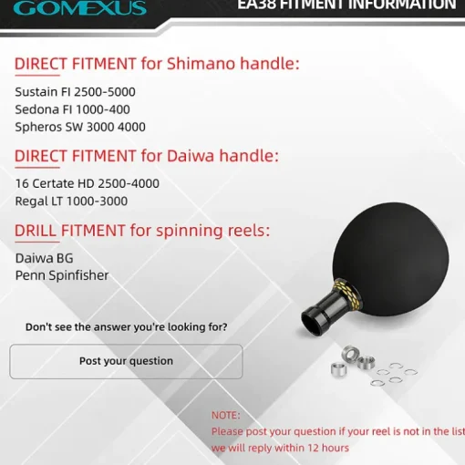 Gomexus EVA Power Knob 38mm
