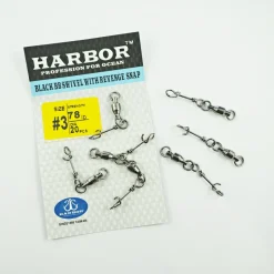 Harbor Ball Bearing Swivel with Revenge Snap 20-pack