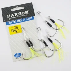 Harbor Twin Assist Chartreuse/UV 2-pack