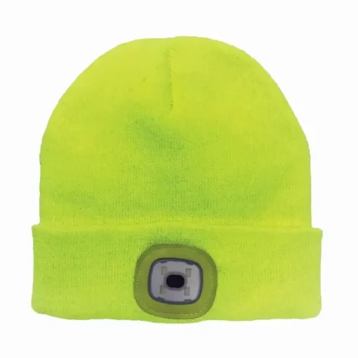 Hi Vis Beanie Light Rechargeable