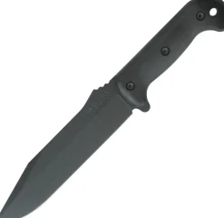 Ka-Bar KBBK7 Becker Combat Utility Knife with Black Sheath Straight Edge
