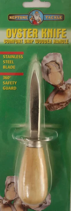 Neptune Oyster Knife Wooden Handle