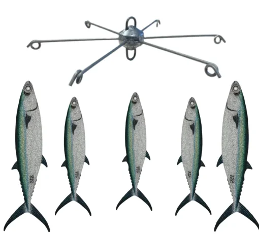 OTS 11in Fish Razr Dredge Bar Scad Flaps