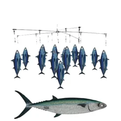 OTS 24in Titanium Collapsible Dredge Bar Scad Flaps