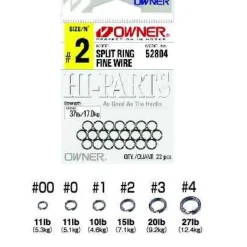 Owner 52804 Fine Wire Split Ring