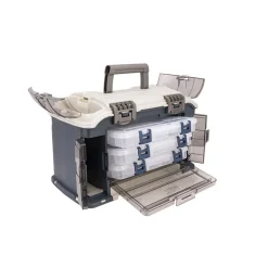 Plano 728001 Angled System Tackle Box 3600 Blue/Silver