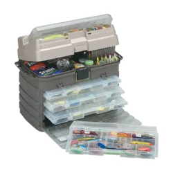 Plano Guide Series 137401 Stowaway Rack System Tackle Box Graphite/Sandstone