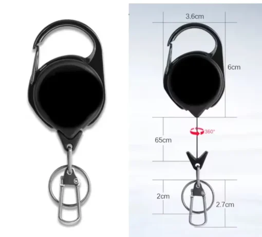 Retractable Lanyard with Clip