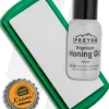 RH Preyda Sportsman Natural Arkansas 2 Stone Honing Set with Oil