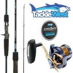 Saltiga 24 Slow Pitch Jigging Combo