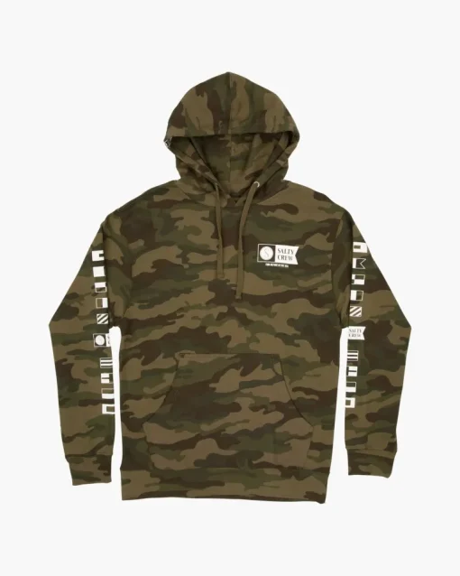 Salty Crew Alpha Fleece Jumper Camo