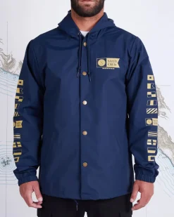 Salty Crew Alpha Snap Jacket Navy