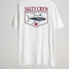 Salty Crew Angler Standard Tee White