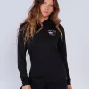 Salty Crew Big Blue Hooded Sunshirt Wmns Black