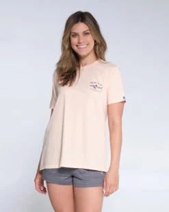 Salty Crew Bruce Boyfriend SS Tee Wmns Apricot