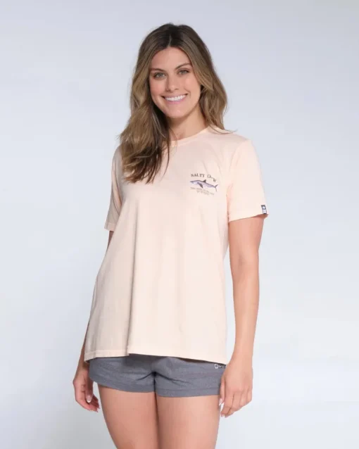 Salty Crew Bruce Boyfriend SS Tee Wmns Apricot