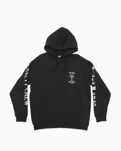 Salty Crew Buggin Out Crew Hoodie Black