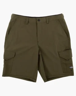 Salty Crew Deep Sea III Cargo Short Military