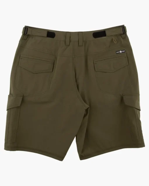 Salty Crew Deep Sea III Cargo Short Military
