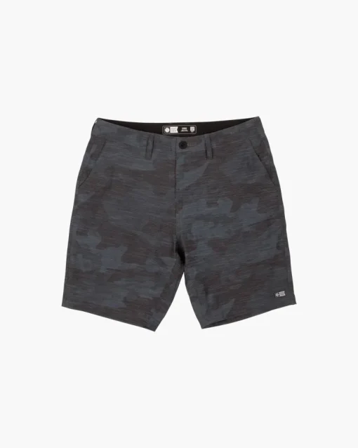 Salty Crew Drifter 2 Utility Walkshorts Black Camo
