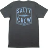 Salty Crew Fishery Standard S/S Tee Charcoal Heather