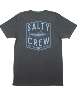 Salty Crew Fishery Standard S/S Tee Charcoal Heather