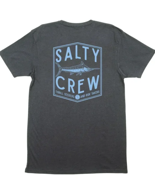 Salty Crew Fishery Standard S/S Tee Charcoal Heather