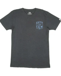 Salty Crew Fishery Standard S/S Tee Charcoal Heather
