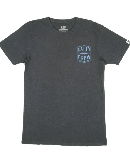 Salty Crew Fishery Standard S/S Tee Charcoal Heather