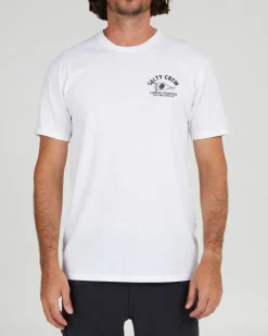 Salty Crew Fishing Charter Prem SS White