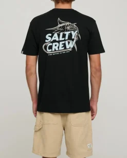 Salty Crew Hook Up Premium S/S Tee Black