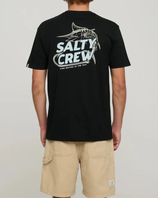 Salty Crew Hook Up Premium S/S Tee Black