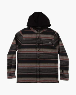 Salty Crew Mainland Flannel Black