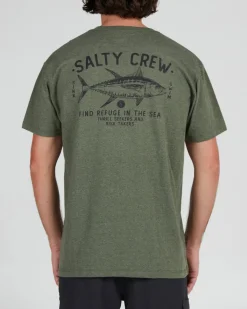Salty Crew Market SS Tee Forest Heather
