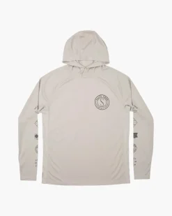 Salty Crew Palomar Perforated Hood Grey