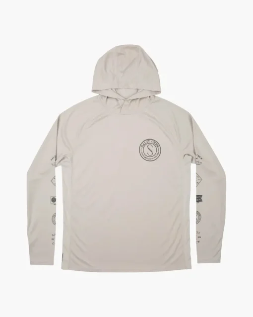 Salty Crew Palomar Perforated Hood Grey